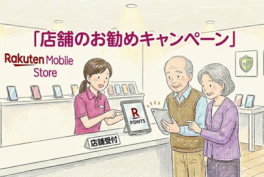 店舗 楽天モバイル お勧めなキャンペーンをご紹介