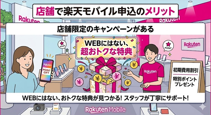 店舗限定のキャンペーンがある場合もある